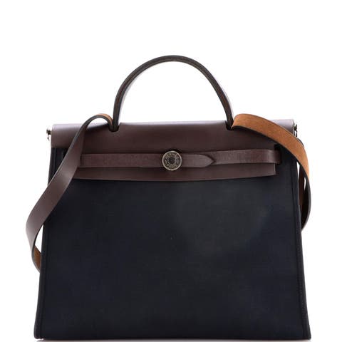 Herbag Zip Leather and Toile 31