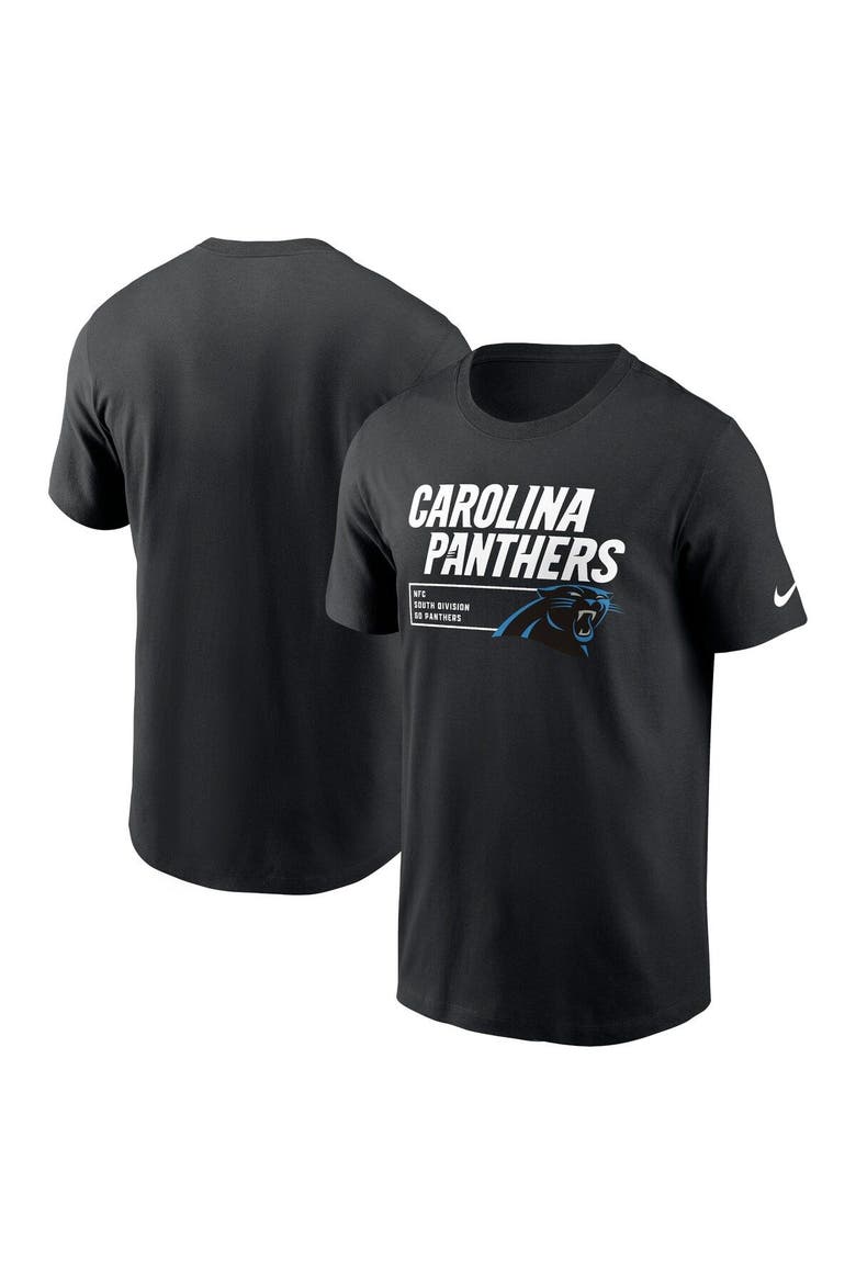 Men's Nike Black Carolina Panthers Division Essential T-Shirt, Main, color, Black