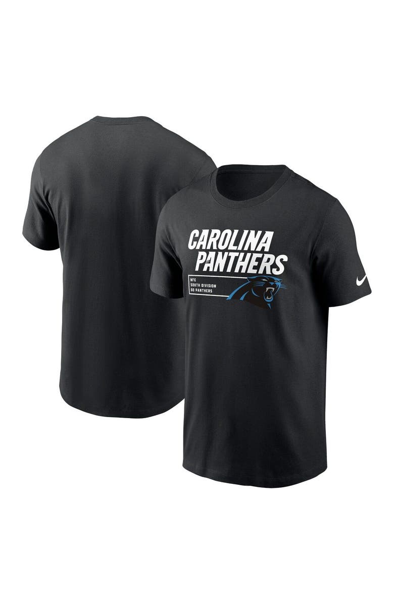 Nike Men's Nike Black Carolina Panthers Division Essential T-Shirt, Main, color, Black