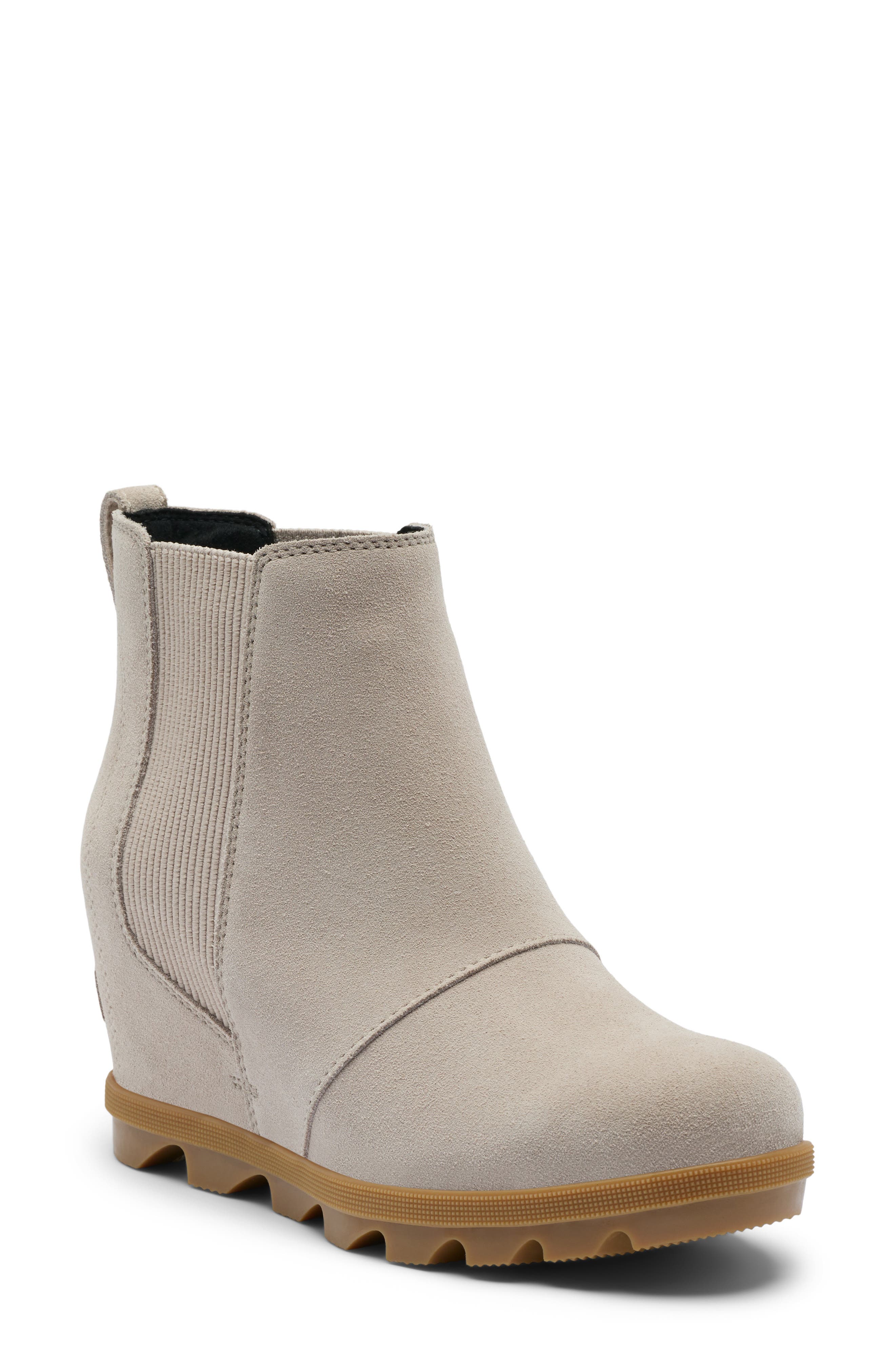 Joan Rhapsody Waterproof Chelsea Boot, Main, color, CRUSHED CLAY/ GUM 2