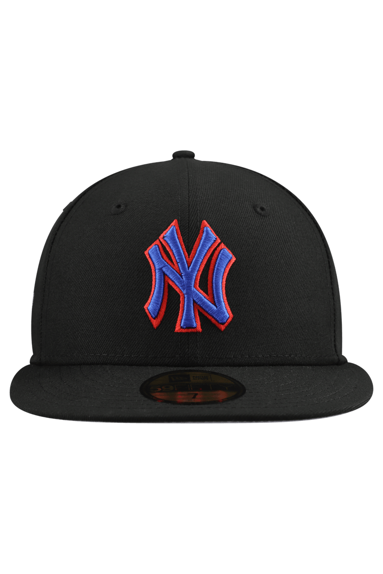 Men's New Era Black New York Yankees Dominican Republic 59FIFTY Fitted Hat, Alternate, color, Black