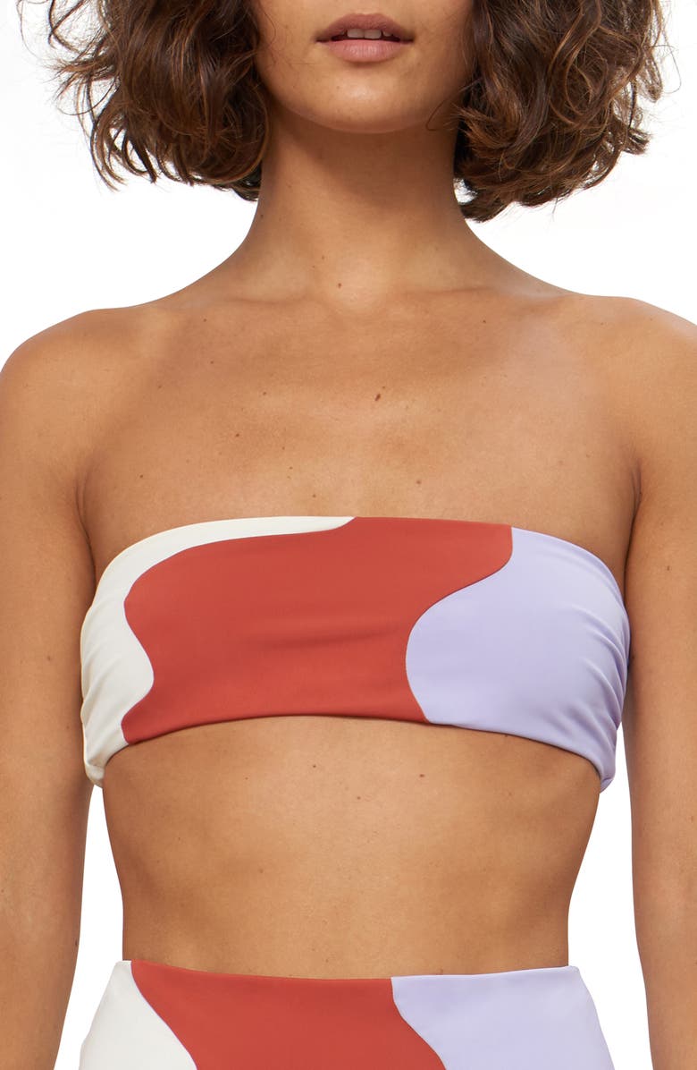 Mara Hoffman Abigail Bandeau Bikini Top, Main, color,