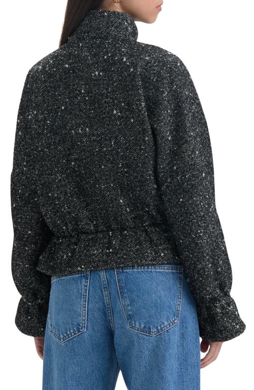 Nvlt Peplum Waist Dolman Jacket In Animal Print