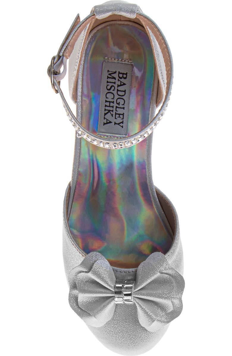 Badgley Mischka Collection Kids' Ankle Strap Pump, Alternate, color,