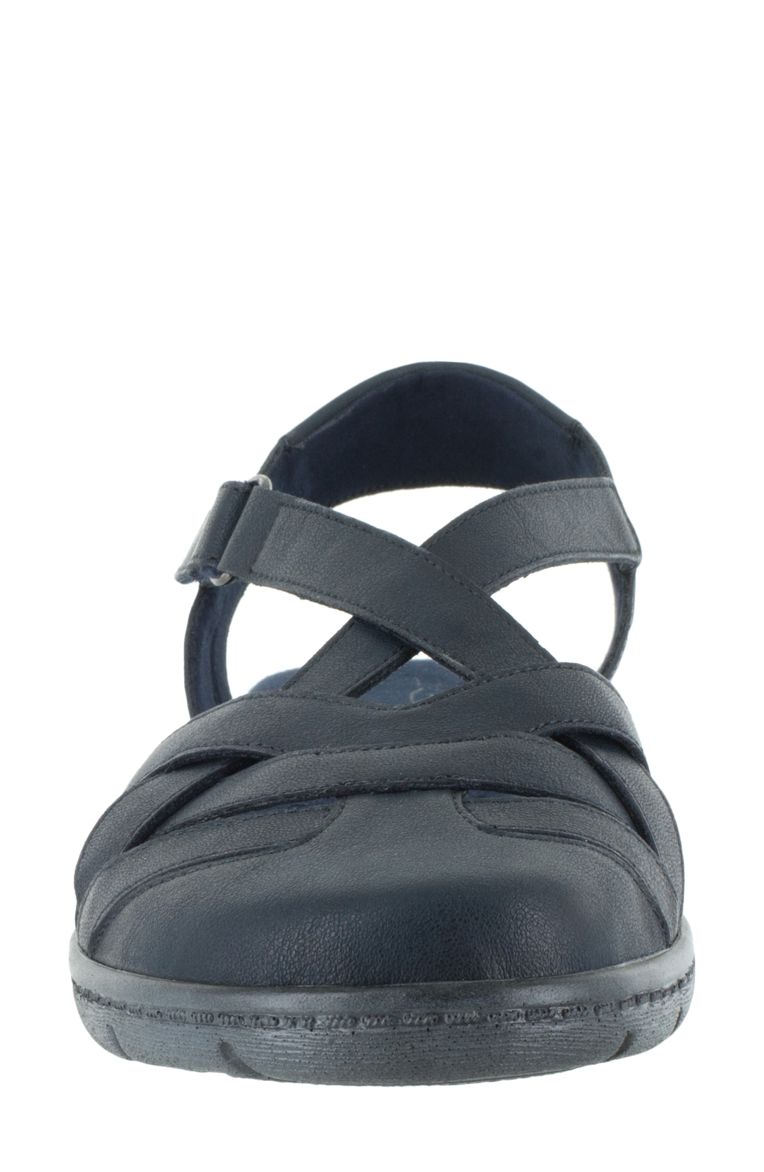 EASY STREET Garrett Sandal - Multiple Widths Available, Alternate, color, Navy