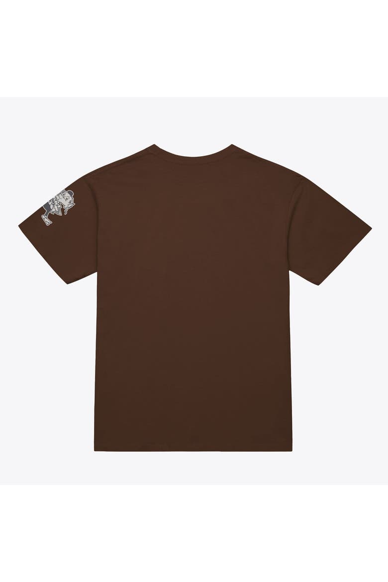 Men's Mitchell & Ness Brown Cleveland Browns Head Coach Classic T-Shirt, Alternate, color, Brown