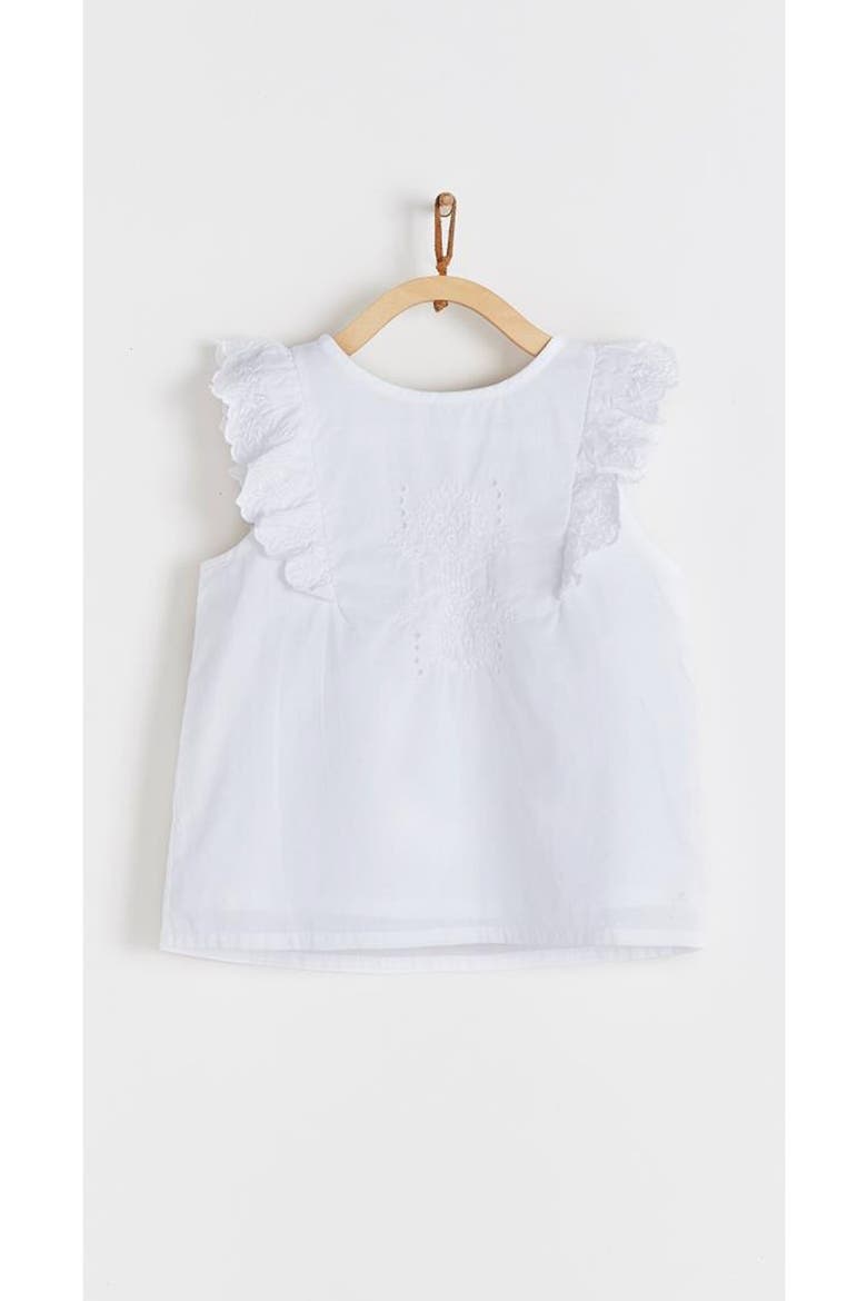 Celebration Blouse, Main, color, WHITE