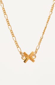 Gwen Beloti Woven X Charm Necklace