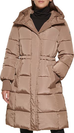 Kenneth Cole New York Memory 3 4 Length Puffer Jacket Nordstrom