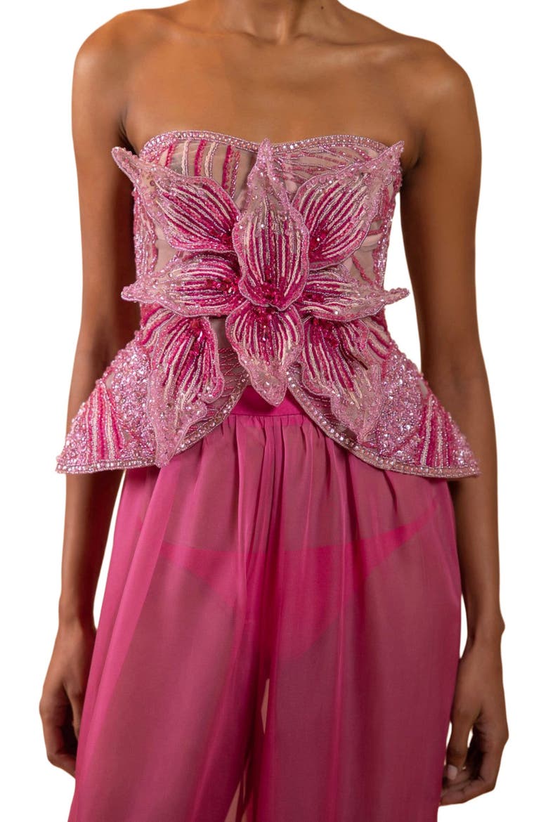 Amelia Embroidery Top, Alternate, color, PINK