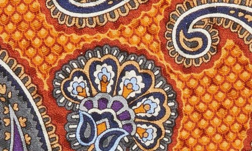 Nordstrom Paisley Silk Tie In Gold