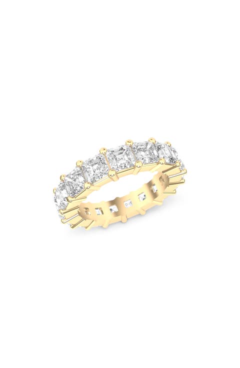 Asscher Cut Lab Created Diamond Eternity Band Ring
