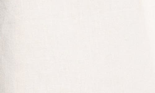 Thread & Supply Lydia Pleated Linen Blend Midi Skirt In White