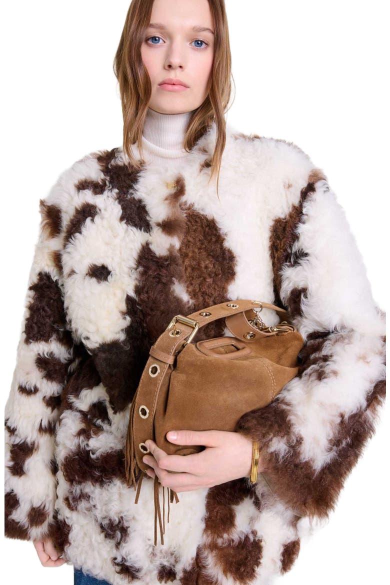 Reversible shearling, Alternate, color, Ecru
