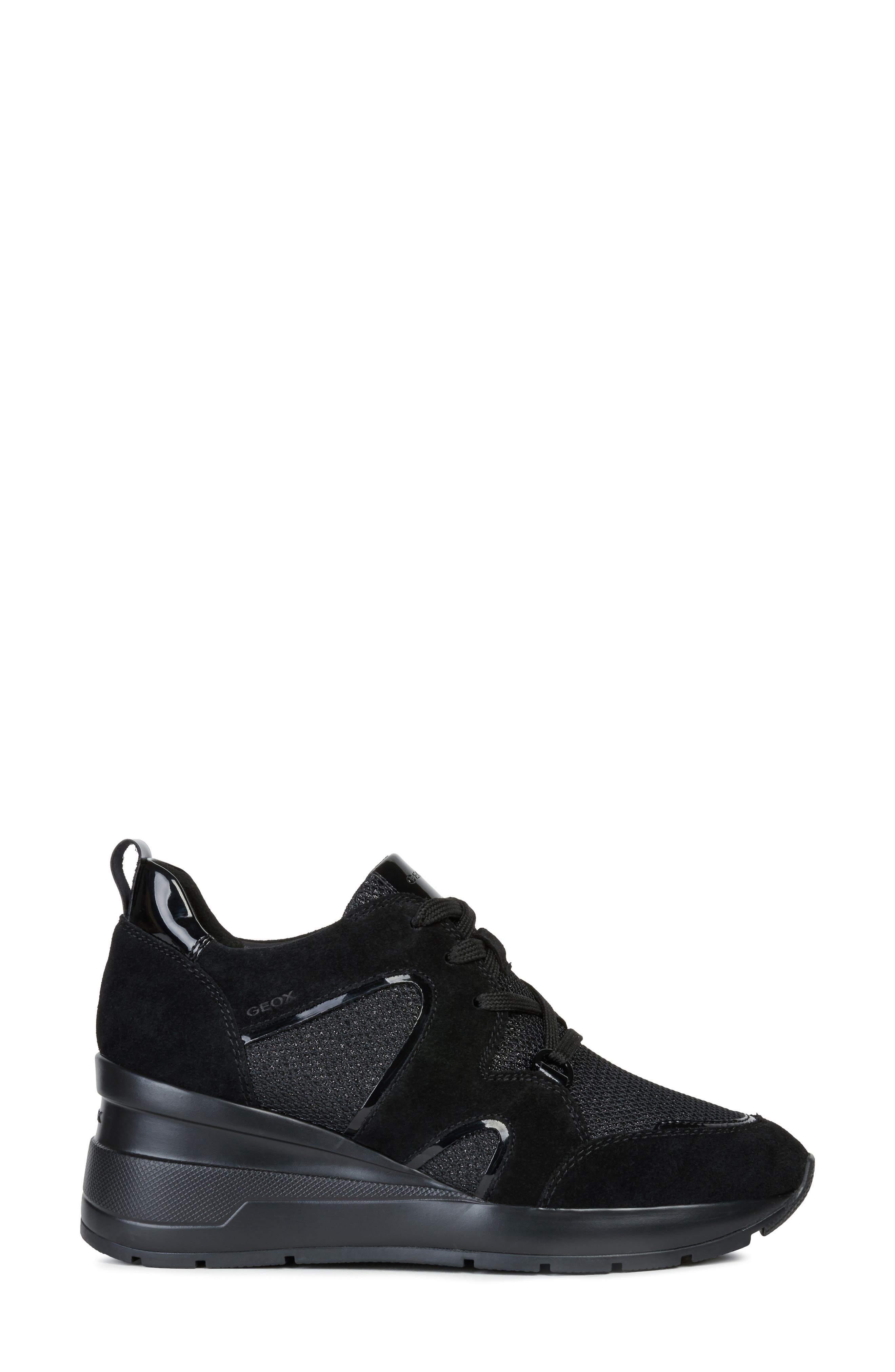 Geox Zosma Wedge Sneaker, Alternate, color, 