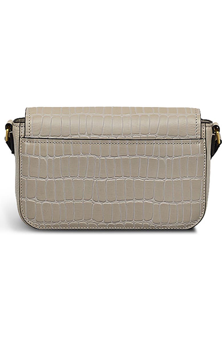 Radley River Road Mini Croc Embossed Crossbody Bag, Alternate, color, Pumice