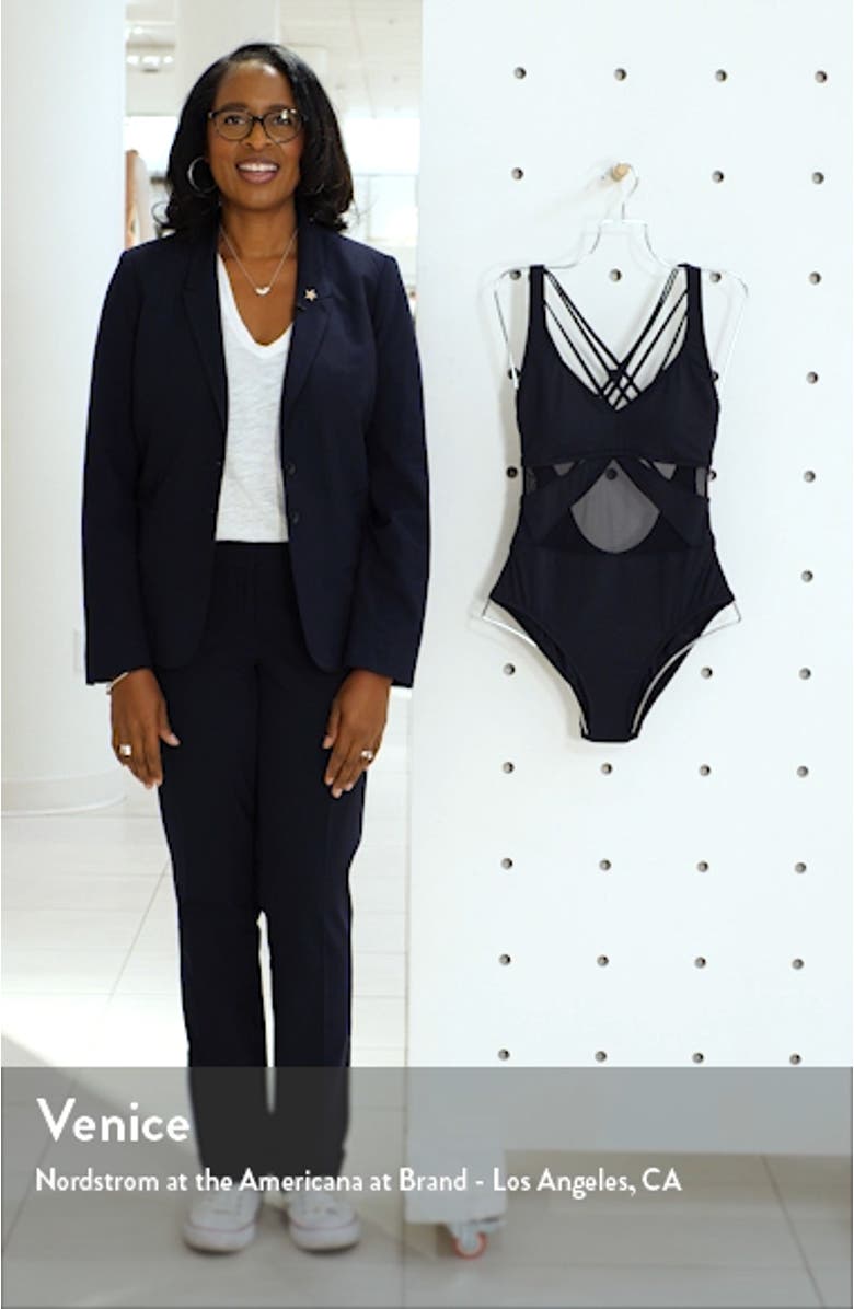 Mio Mesh Inset One-Piece Swimsuit, sales video thumbnail