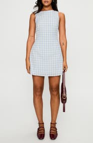 Princess Polly Alfalfa Check Minidress