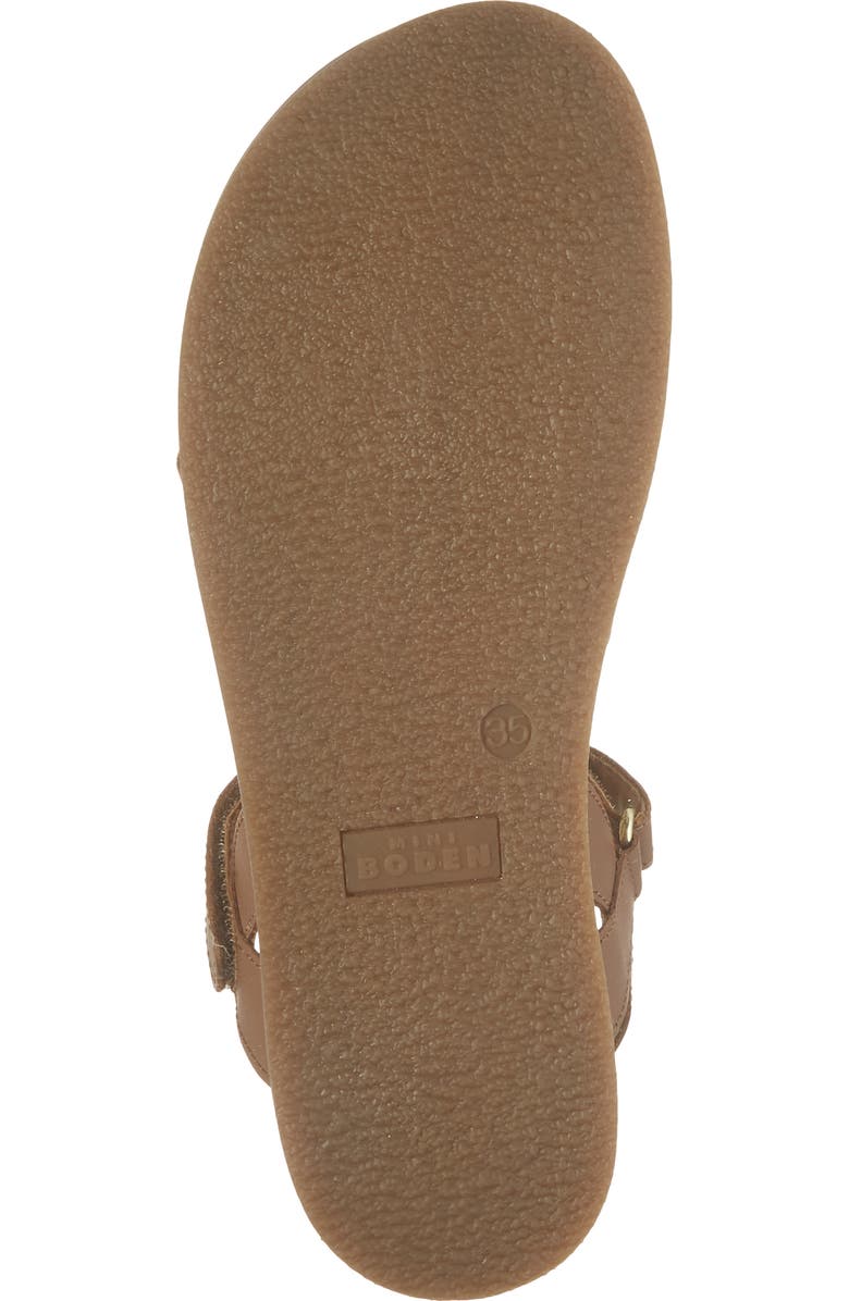 Boden Kids' Ankle Strap Sandal, Alternate, color, Tan