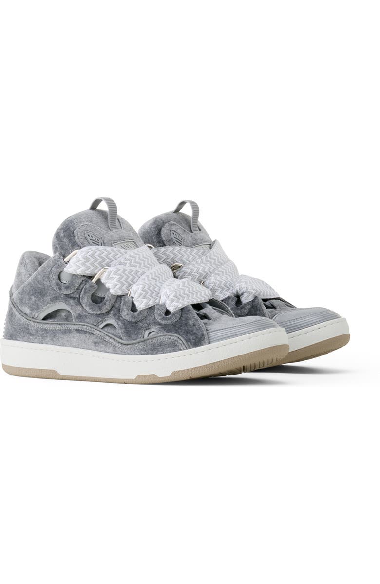 Lanvin Curb Sneakers In Jersey, Alternate, color, Grey