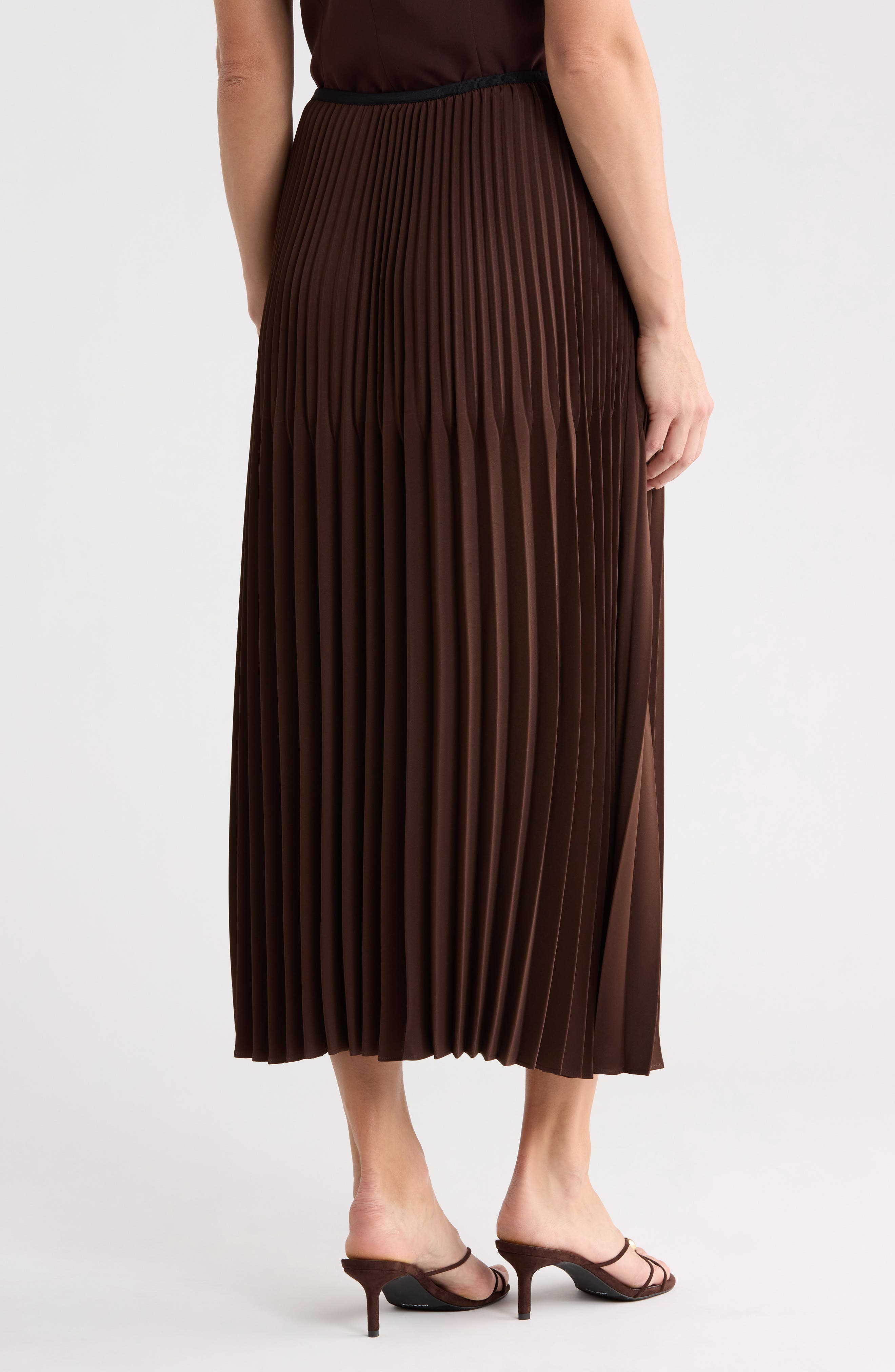 Pleated Midi Skirt - image 4