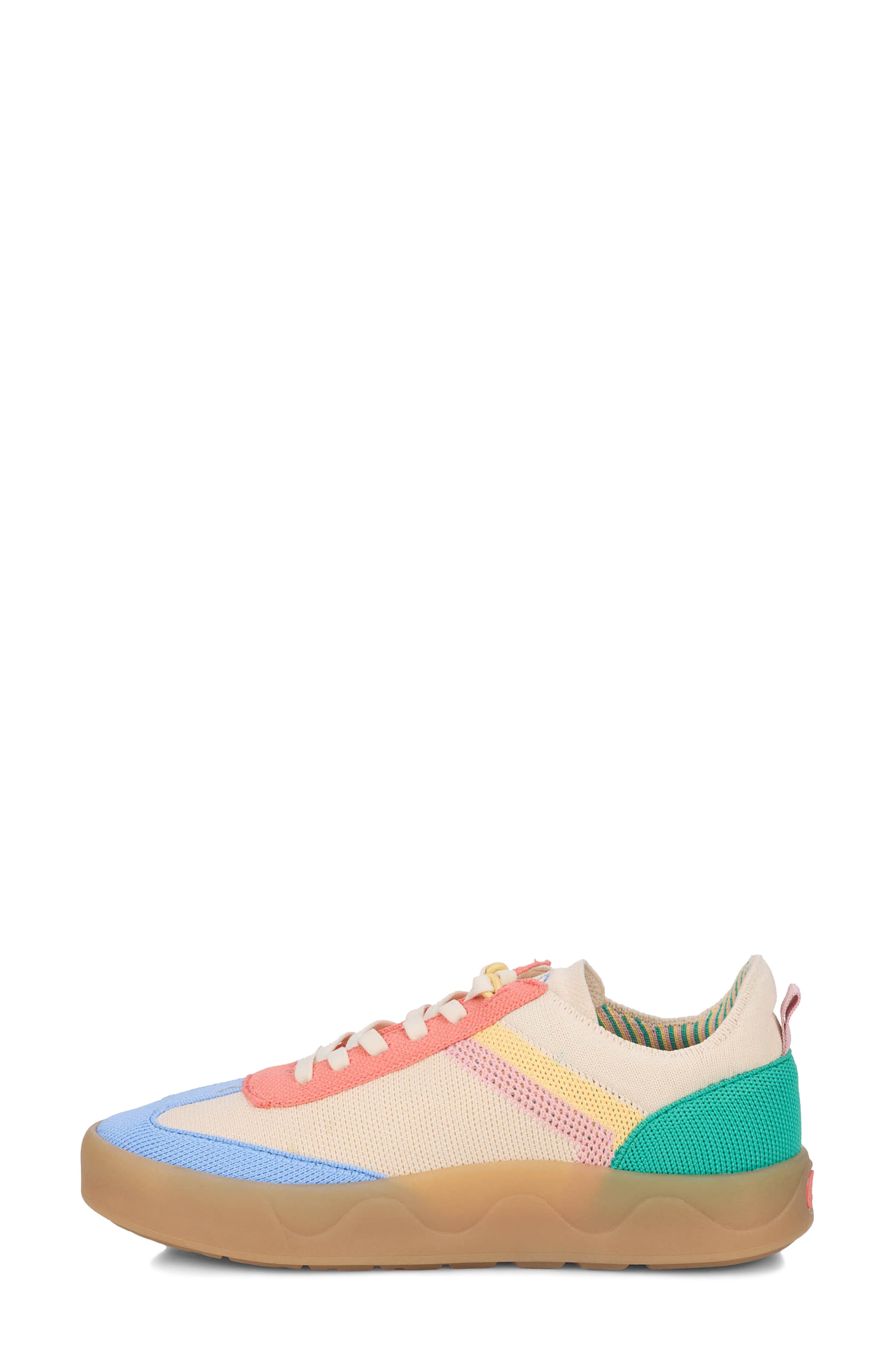 Stella Sneaker, Alternate, color, BRIGHT MULTI KNIT