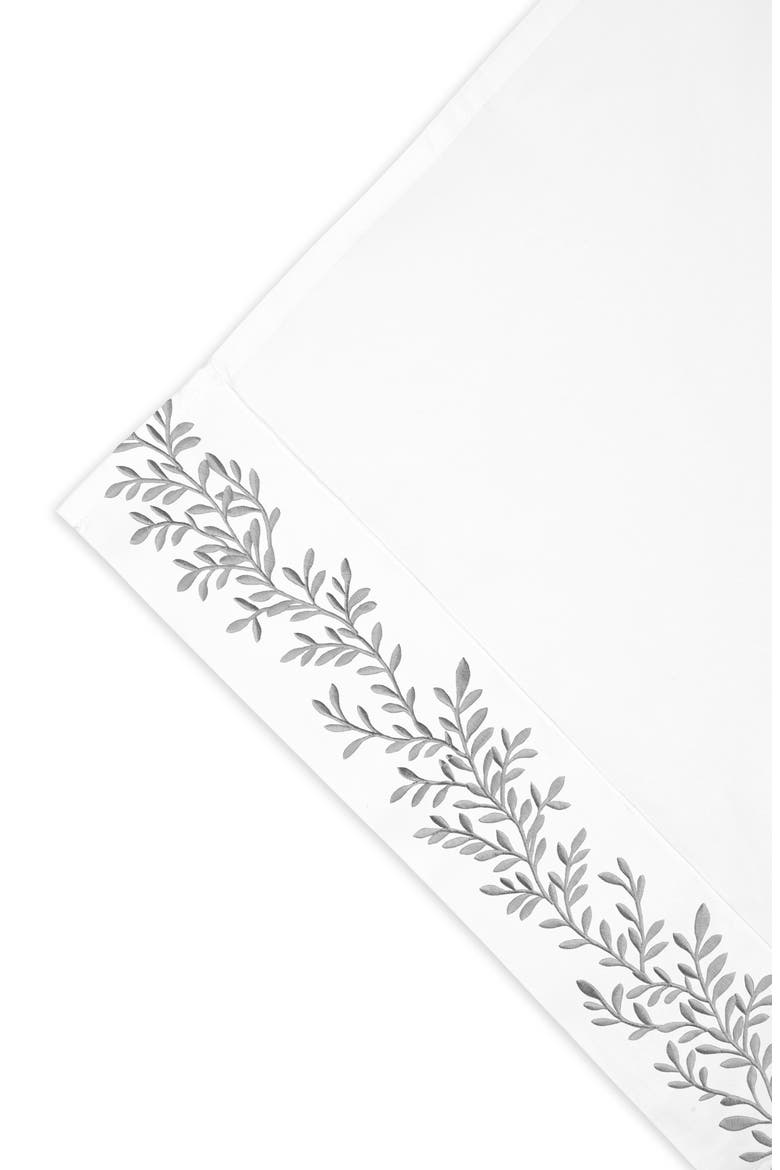 Floral Vine 600 Thread Count Sheet Set, Alternate, color, GREY