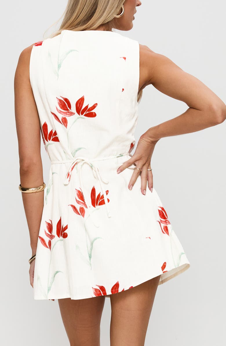 Princess Polly Dollie Floral Print Minidress, Alternate, color, Floral