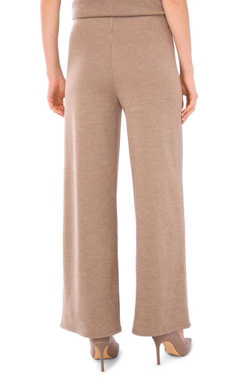 Vince Camuto Wide Leg Pull On Pants In Brown