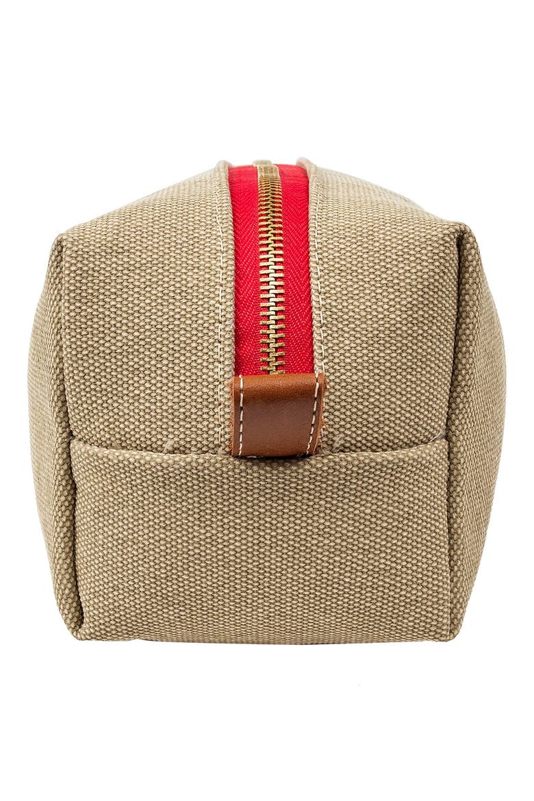 Water Resistant Monogram Travel Kit, Alternate, color, BEIGE