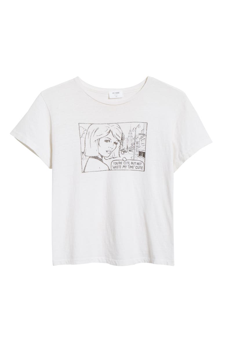 Re/Done The Classic You're Cute Tee, Alternate, color, 