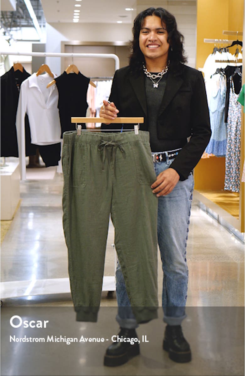 Linen Joggers, sales video thumbnail