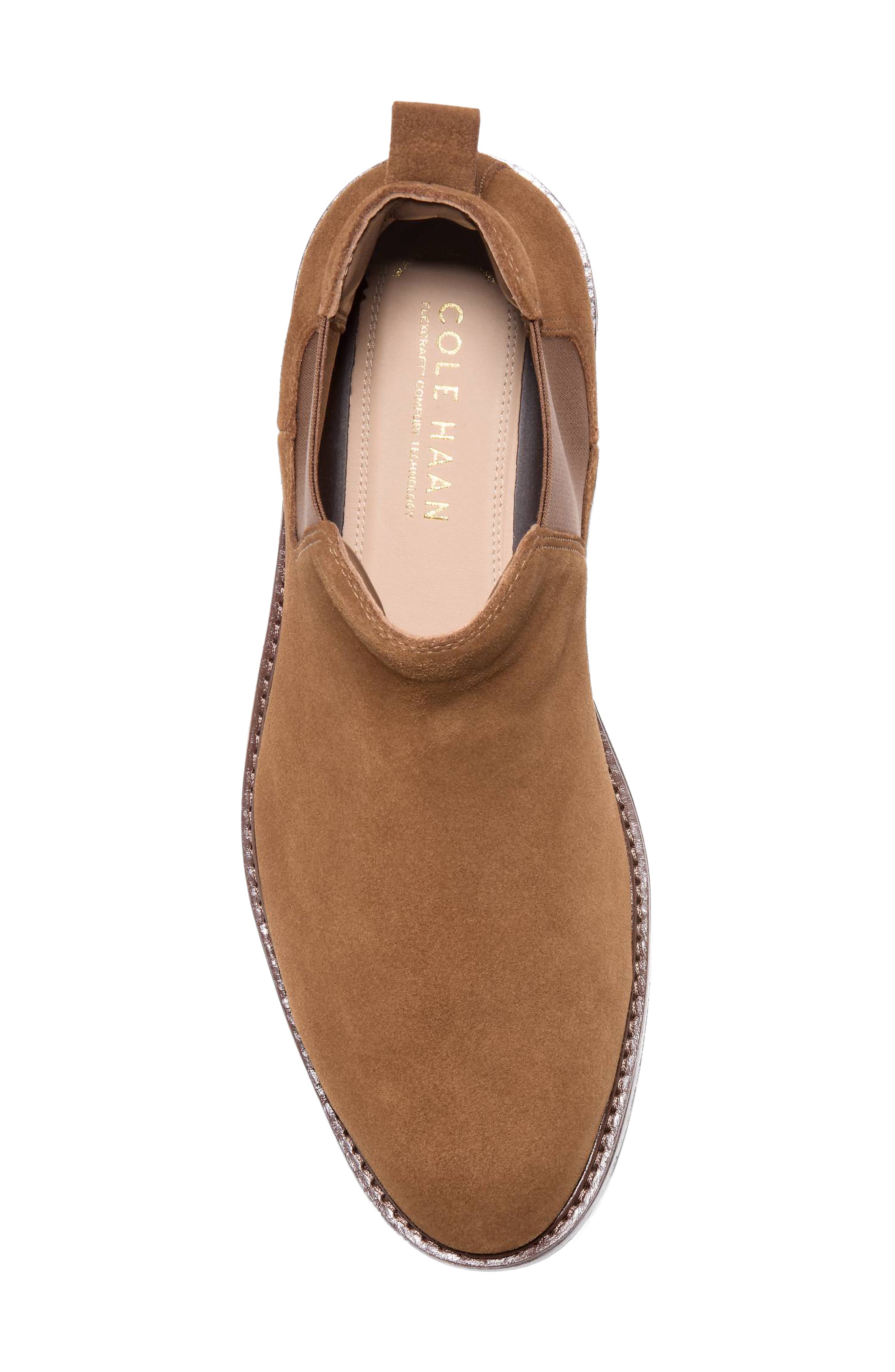 Cole Haan Judson Grand Chelsea Boot, Alternate, color, Spiced Brown Suede