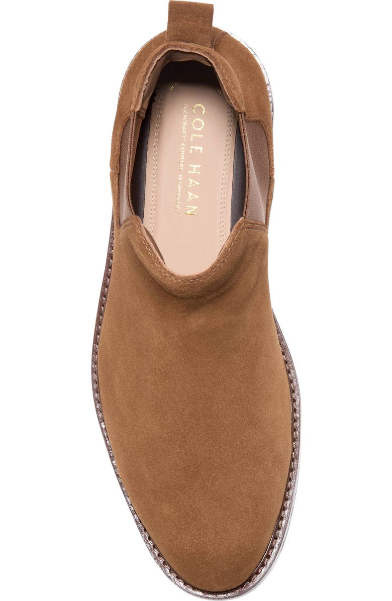 Cole Haan Judson Grand Chelsea Boot, Alternate, color, Spiced Brown Suede