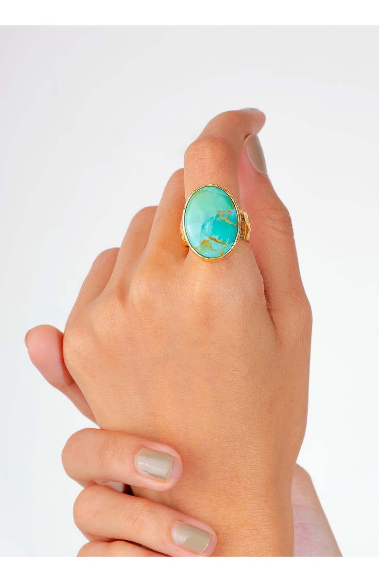YS GEMS Mohave Turquoise Ring, Alternate, color, Blue