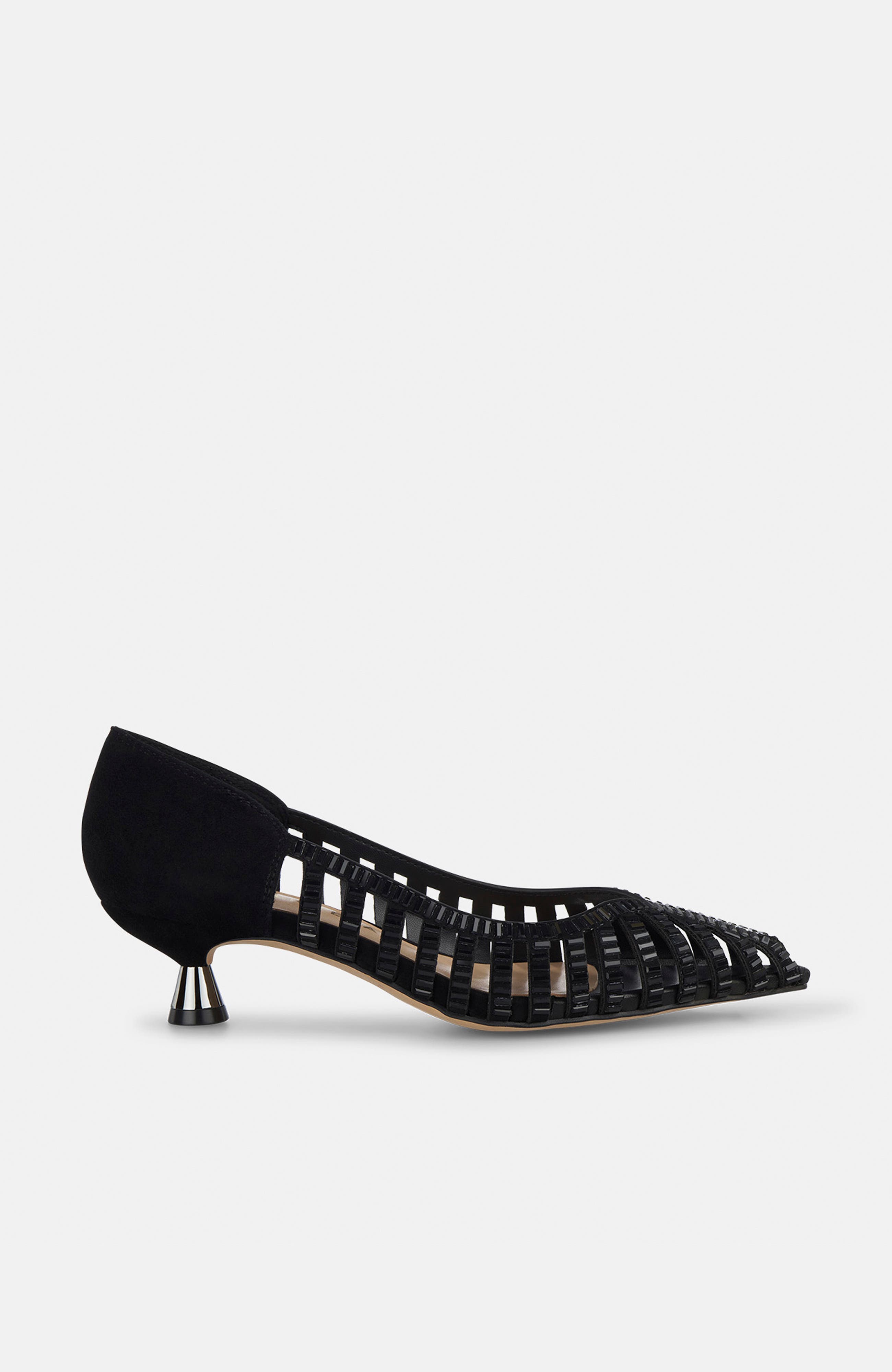 Mini Mirror Effect Shoe, Alternate, color, Black