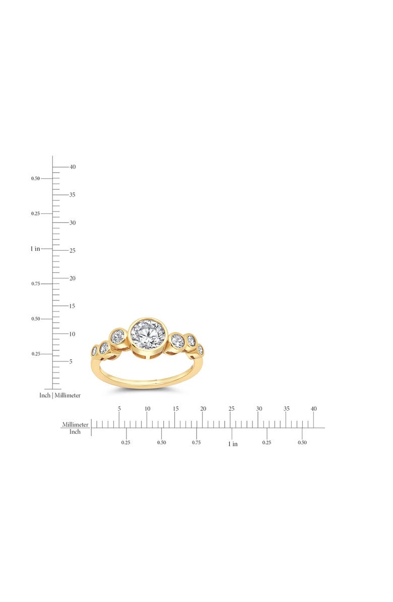 Crislu Stardust Cubic Zirconia Ring, Alternate, color, 18Kyg/ Clear Stone