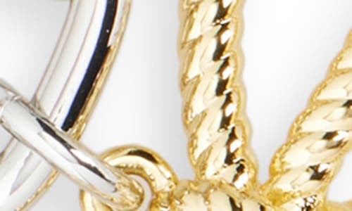 Marc Jacobs Silver & Gold 'the Grunge Glam Charm' Bracelet In Gold/silver