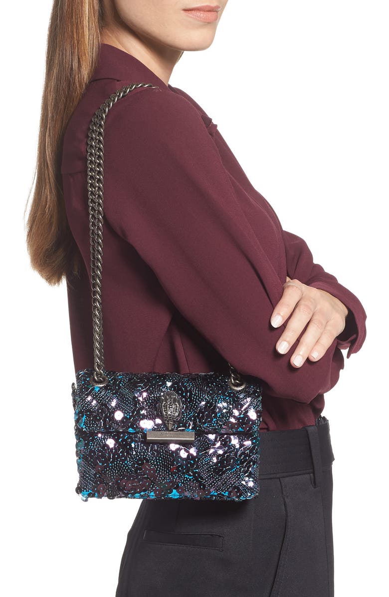 Kurt Geiger London Mini Kensington Sequin Crossbody Bag, Alternate, color,