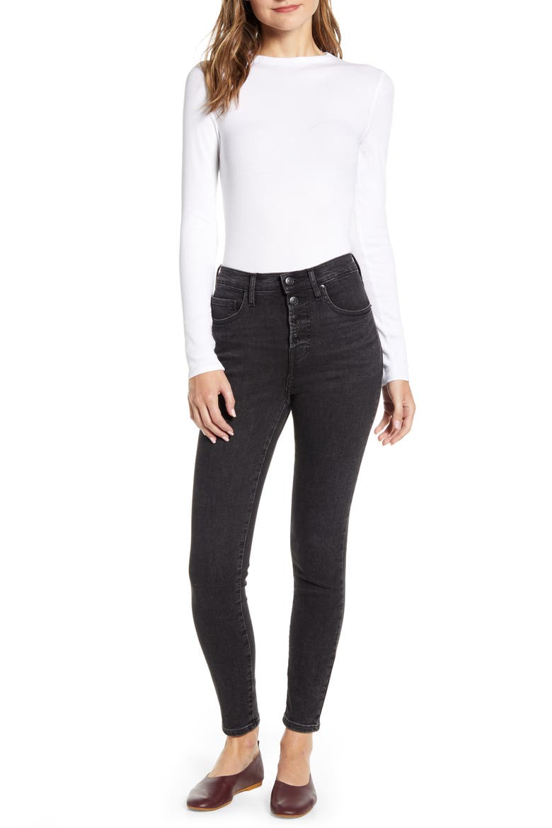 The Authentic Stretch High Rise Skinny Jeans, Alternate, color, ALVARADO