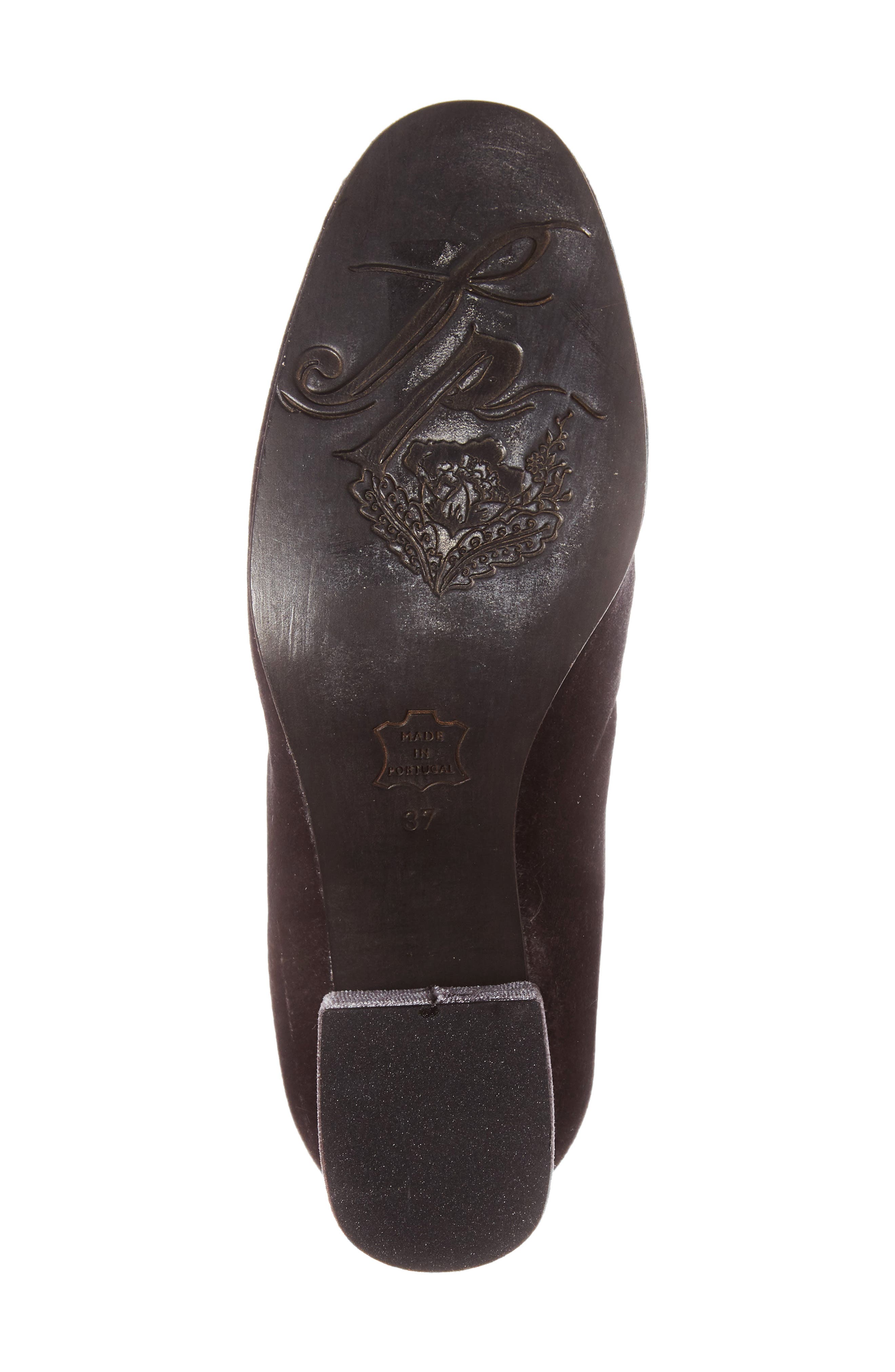 Cecile Block Heel Bootie, Alternate, color, GREY