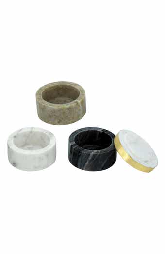 R16 HOME Ketch 3-Tiered Marble Stacking Jars