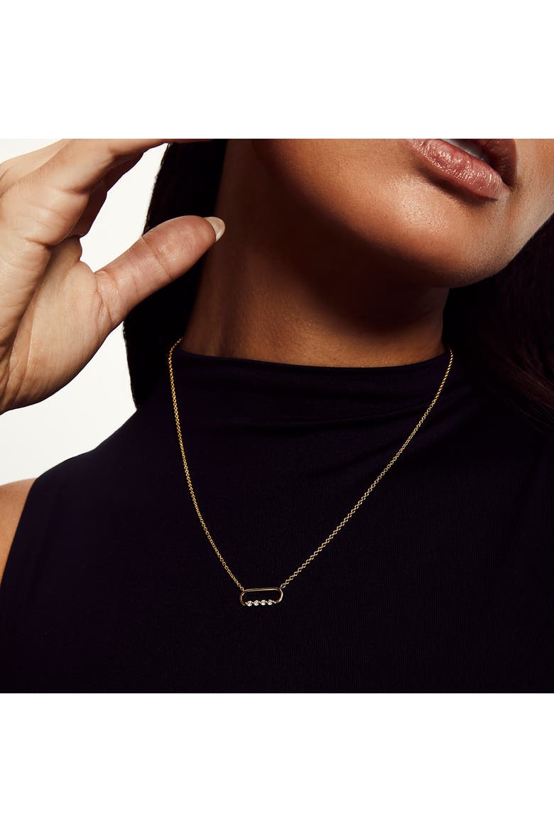 Cloud Link Necklace, Alternate, color, Yellow Gold
