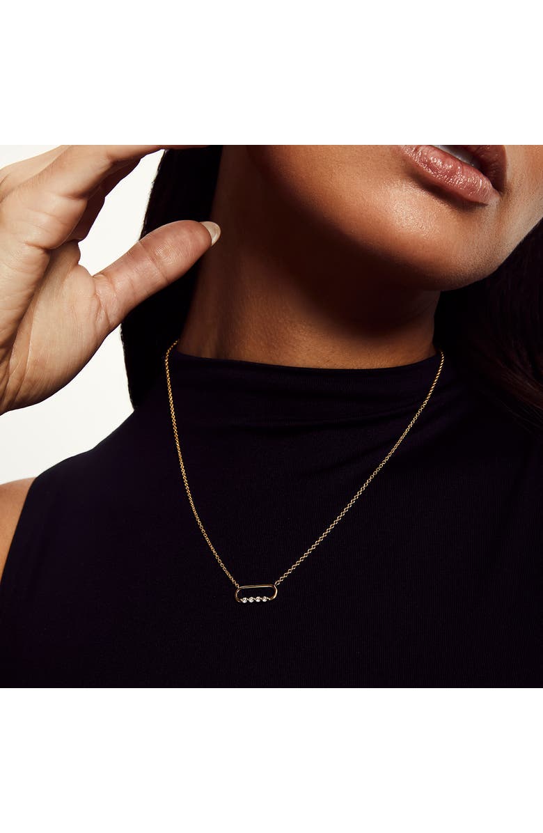 Michael M Cloud Link Necklace, Alternate, color, Yellow Gold