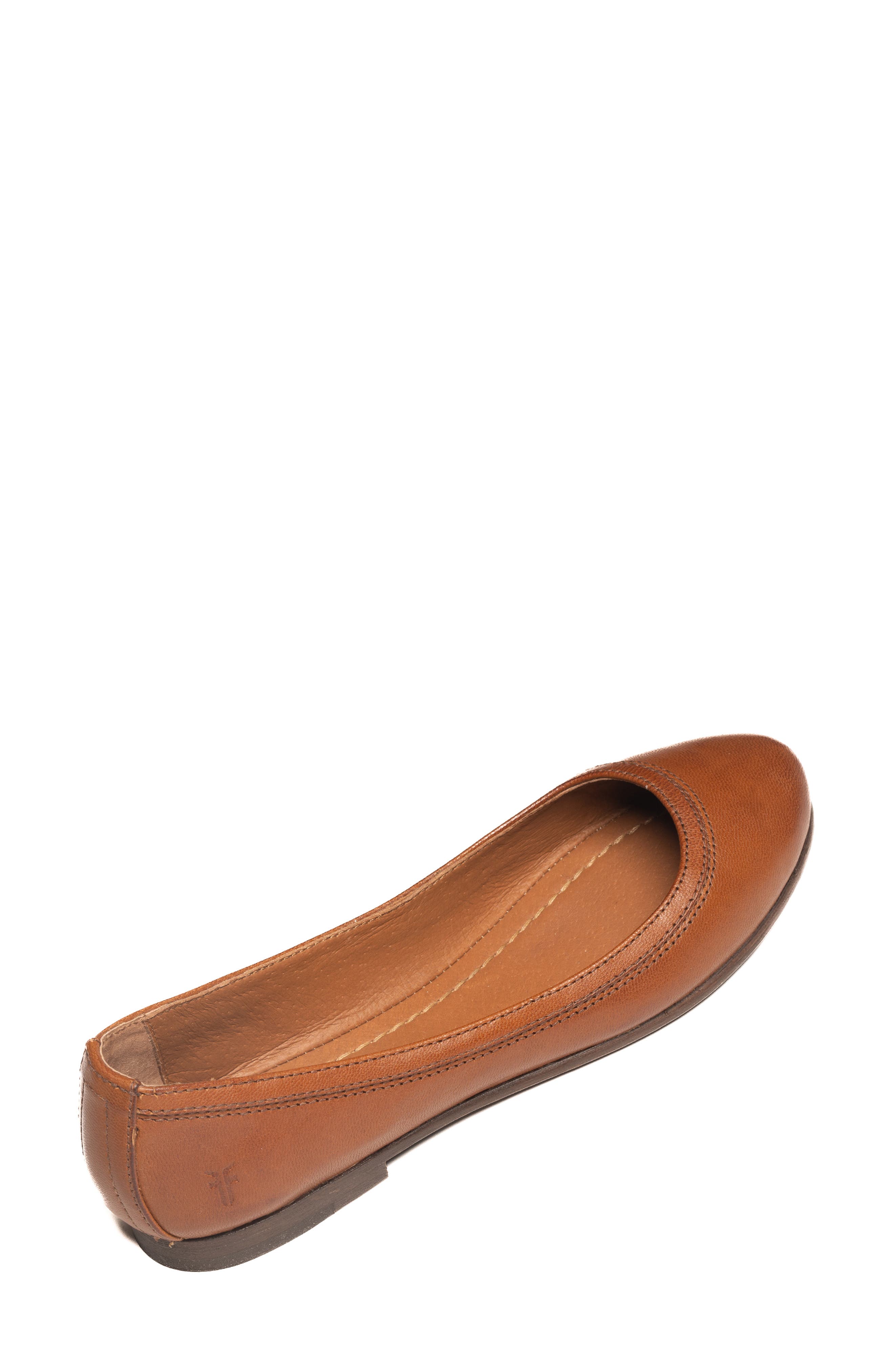 Frye Carson Ballet Flat, Alternate, color, Cognac