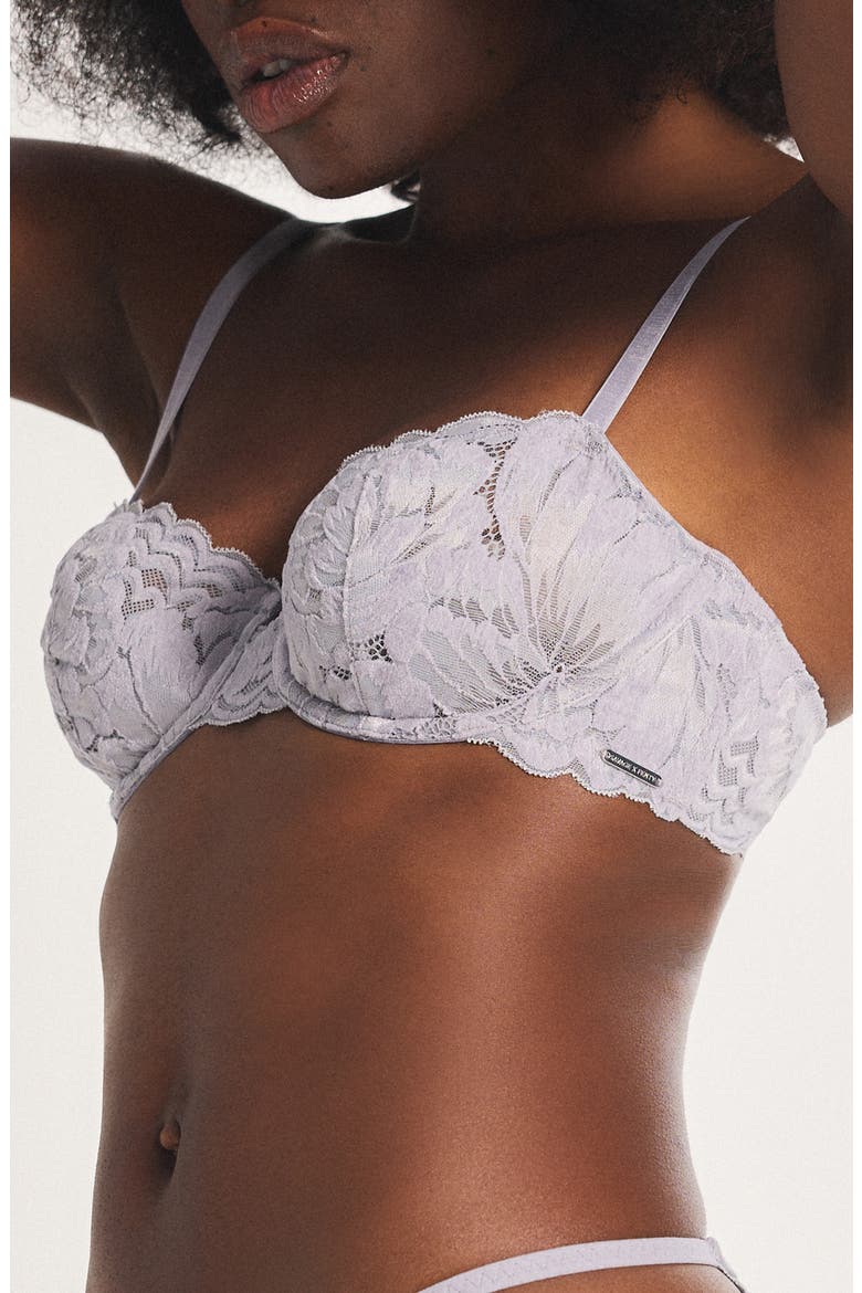 Plush Rush Unlined Underwire Balconette Bra, Alternate, color, DUSTY PURPLE LILY