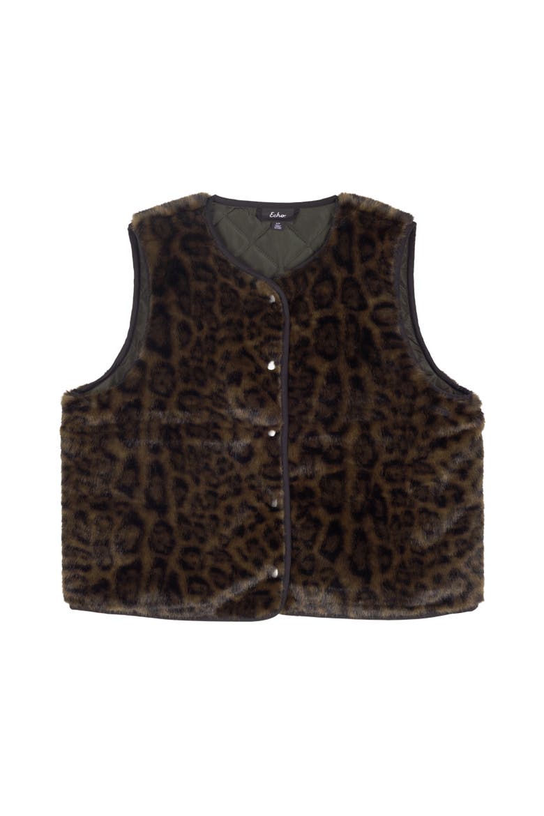 Animal Hillside Vest, Main, color, Deep Olive