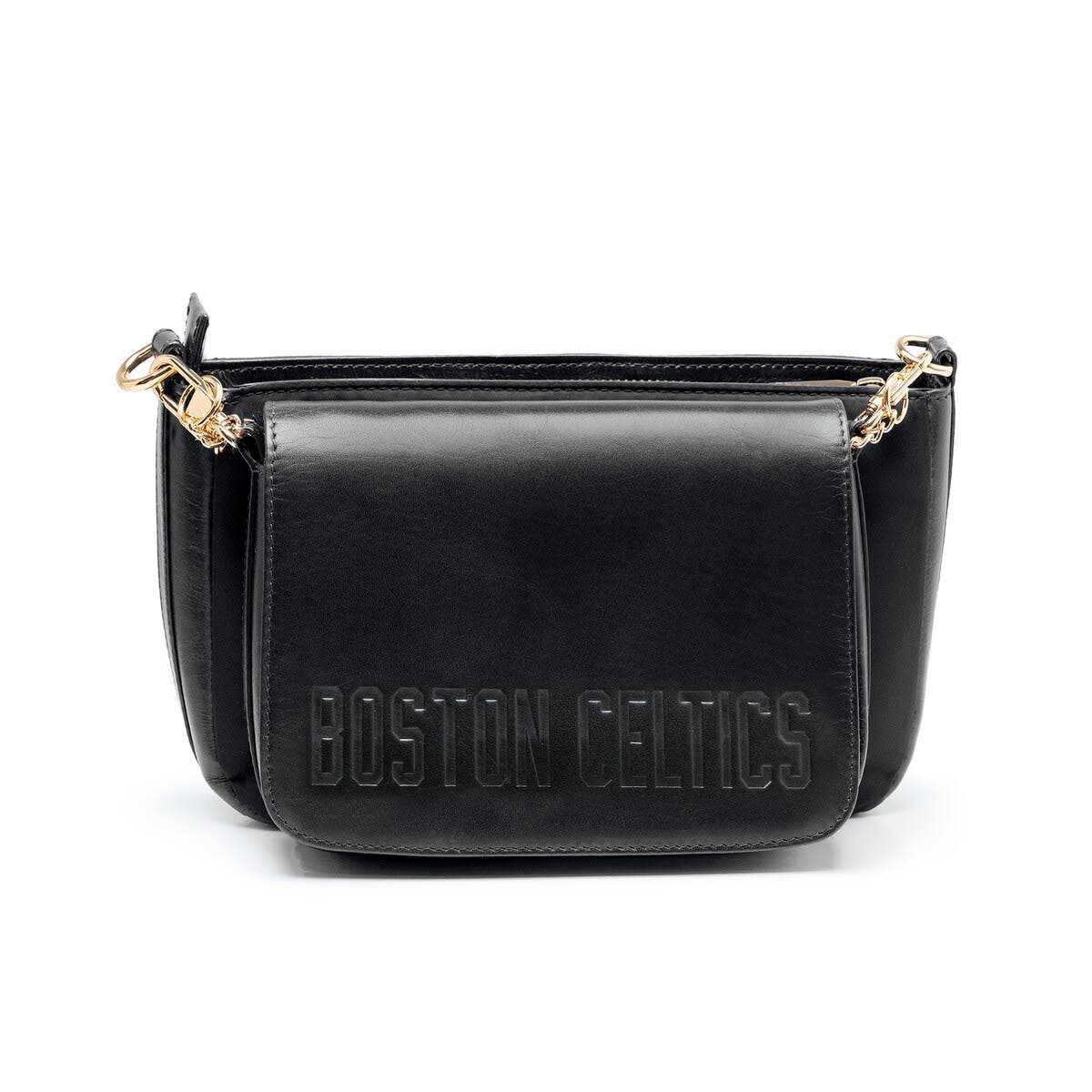 LUSSO Boston Celtics Rianna Multi Pouchette Bag, Alternate, color, Black