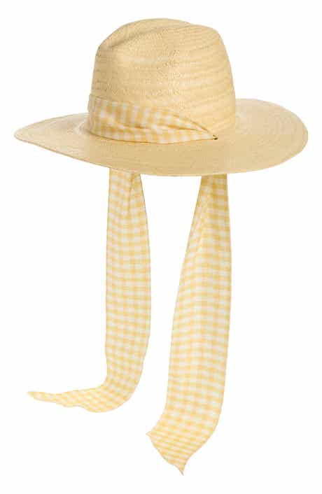 Loeffler Randall Ribbon Band Straw Panama Hat