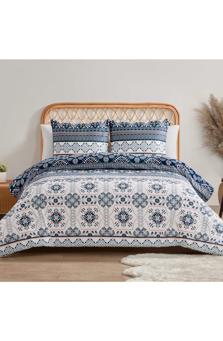 Jessica Simpson Paisley Print Comforter Set, Alternate, color, 